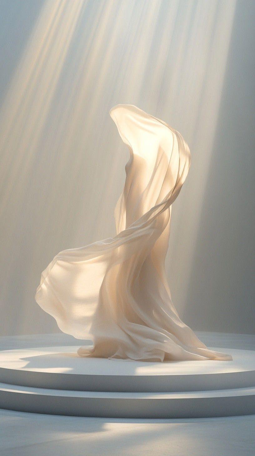 Flowing Silk Fabric